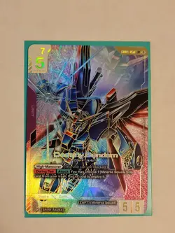 Bandai Gundam Card Game Destiny Gundam GD04-050 LR++ English NM - Image 1