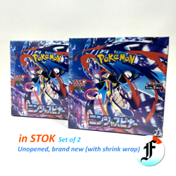Ninja Spinner Booster Box Set of 2 Pokemon Card M4 w/shrink [Sealed] Japanese - Image 1