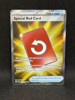 Pokemon TCG SPECIAL RED CARD 113/086 Chaos Rising Ultra Rare Full Art - Image 1