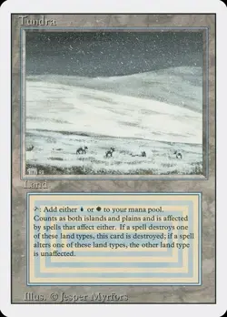 Tundra - MtG Revised/3rd Edition - Rare MP 1994 (c1) - Image 1
