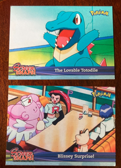 Pokemon Screen Snaps! The Lovable Totodile Snap 01 & Blissey Surprise Snap 27 - Image 1