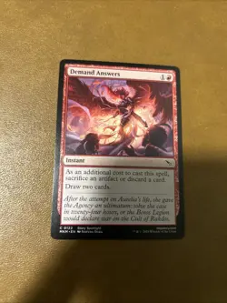 Demand Answers #122 (NM) - MTG - Murders at Karlov Manor MKM Magic The Gathering - Image 1