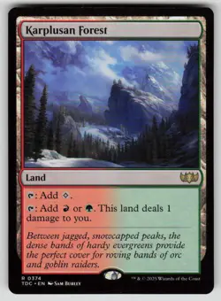 Karplusan Forest Normal R Commander: Tarkir: Dragonstorm 374 NM - Image 1