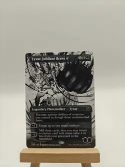 Foil Tyvar, Jubilant Brawler (Borderless) - 344 - Phyrexia: All Will Be One - Image 1