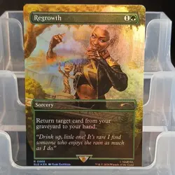 Wizards of the Coast MTG Regrowth Green Sorcery Rare Foil Groot 866 2024 - Image 1