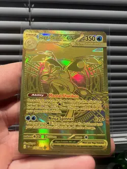 Mega Greninja ex 122/086 Mega Hyper Rare English Pokemon TCG NM Chaos Rising - Image 1