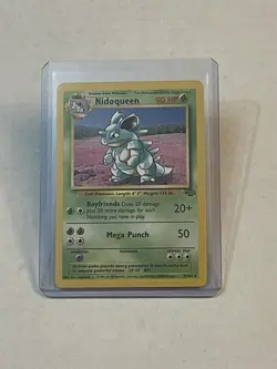 VTG Pokemon TCG Nidoqueen 23/64 Jungle Set Non Holo Rare Unlimited WOTC 1999 LP - Image 1