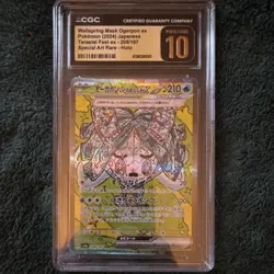 Pokemon Wellspring Mask Ogerpon ex CGC Pristine 10 Terastal Fest ex 208/187 Spe… - Image 1