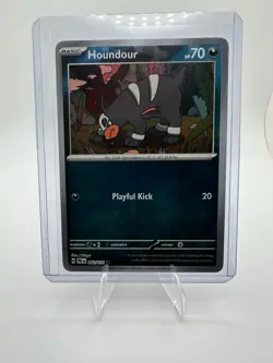 Houndour - Master Ball Reverse Holo - 062/131 - Pokemon Prismatic Evolutions - Image 1