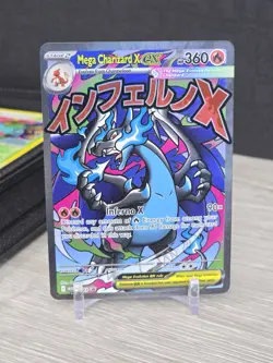 Pokemon Card TCG Mega Charizard X ex 023 Mega Evolution Black Star Promo Holo NM - Image 3