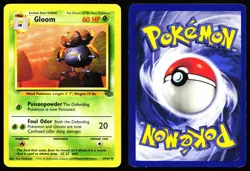 GLOOM 37/64 UNCOMMON JUNGLE POKEMON UNLIMITED MP - Image 3