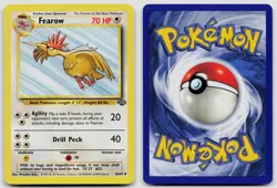 FEAROW 36/64 UNCOMMON JUNGLE POKEMON UNLIMITED LP - Image 3