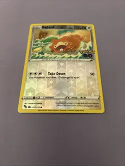 Bidoof (Peelable Ditto) 059/078 Pokemon GO Reverse Holo - Image 1