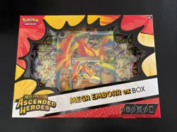 Pokemon TCG: Mega Evolution—Ascended Heroes Mega Emboar Ex Box - Image 1