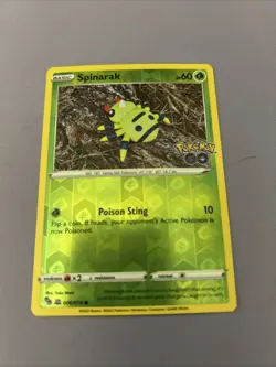 Spinarak (Peelable Ditto) 006/078 Pokemon GO Reverse Holo - Image 1