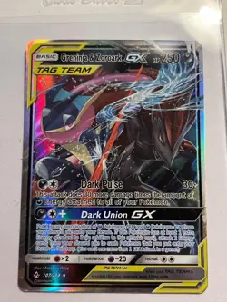 2019 Pokemon TCG Mint/Near Mint Greninja & Zoroark GX Unbroken Bonds 107/234 - Image 1
