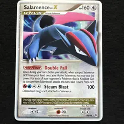 Pokemon Salamence LV.X 98/99 Ultra Rare Holo Platinum Era Raw - Image 1