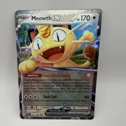 Pokemon TCG Meowth EX 062/088 Me03: Perfect Order Holo Rare Pack Fresh / NM - Image 1