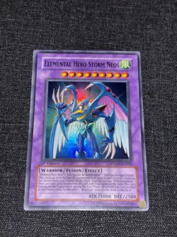 PTDN-EN043 Elemental HERO Storm Neos Super Rare 1st Edition Yugioh - Image 1