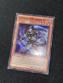 YuGiOh! Elemental HERO Shadow Mist SDHS-EN001 Super Rare Near Mint - Image 2