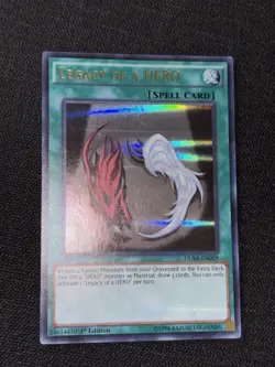 DUSA-EN019 Legacy Of A HERO 1st Edition Ultra Rare Yugioh - Image 3