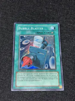 Yugioh Bubble Blaster DP1-EN023 Super Rare 1st Edition - Image 1