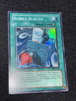 Yugioh Bubble Blaster DP1-EN023 Super Rare 1st Edition - Image 3