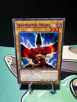 Sealmaster Meisei SBC1-ENG09 Speed Duel Yu-Gi-Oh 1st Edition LP - Image 1