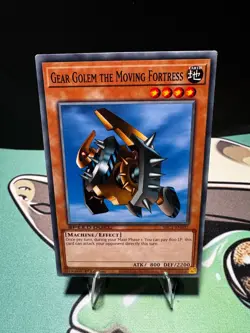 Gear Golem the Moving Fortress SBC1-ENF02 Speed Duel Yu-Gi-Oh 1st Edition LP - Image 1