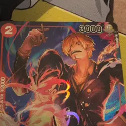 Bandai One Piece Sanji OP01-013 Romance Dawn Alt Art Pre Errata - Image 5
