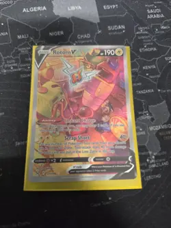 Pokemon TCG Card Rotom V 177/196 Lost Origin Full Art Alternate Art - NM - Image 1