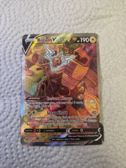 2022 Pokemon Rotom V 177/196 Alternate Art Lost Origin NM - Image 1