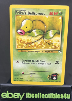 ERIKA’S BELLSPROUT 76/132 - Gym Heroes - VINTAGE WOTC Pokemon Card - NM F/S - Image 1