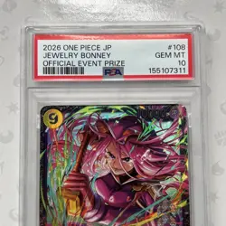 Jewelry Bonney OP13-108 PSA 10 Official Flagship Event Prize One Piece Card 2026 - Image 3