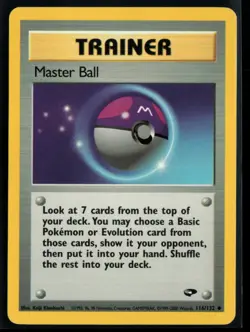 2000 Gym - Challenge Master Ball #116 Non Holo Pokemon Card - Image 1