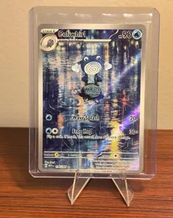 Pokemon TCG Poliwhirl Full Art 176/165 151 Card NM/M Condition - Image 1