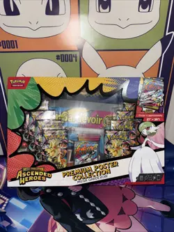 Pokemon Ascended Heroes Premium Poster Collection Mega Gardevoir Card - Image 1
