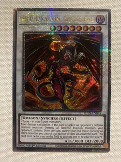 MP24-EN025 Red Dragon Archfiend - Quarter Century Secret Rare Card 1st Edition - Image 1