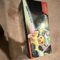 Pokemon Prismatic Evolutions Surprise Booster Box Collectible Card Game - Image 1