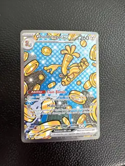 Pokemon Gholdengo EX TCG Prismatic Evolutions Card 164/131 NM Condition - Image 2