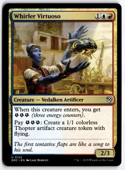 Whirler Virtuoso NM DRC Commander: Aetherdrift MTG - Image 1