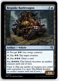 Bespoke Battlewagon NM DRC Commander: Aetherdrift MTG - Image 1