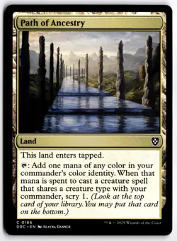 Path of Ancestry () NM DRC Commander: Aetherdrift MTG - Image 1