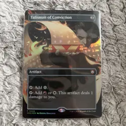 Talisman of Conviction Secrets of Strixhaven Commander #428 Mythic Rare Foil MTG - Image 1