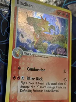 Pokemon TCG: Blaziken #20/110 - EX Holon Phantoms Reverse Holo (2006) - Image 2