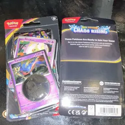 Pokemon TCG Mega Evolution Chaos Rising Booster Pack +Mimikyu and Moltres Promo - Image 3