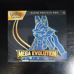 Pokemon TCG: Mega Evolution - Elite Trainer Box ETB - Lucario - New & Sealed - Image 1
