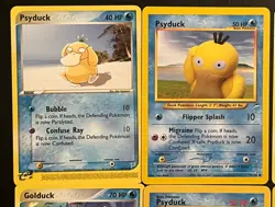 Pokemon TCG Vintage Lot of 11 Psyduck Team Rocket Returns Team Magma SandstormLP - Image 2