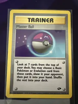 Pokemon TCG Master Ball Gym Challenge 116 Regular Unlimited NM - Image 1