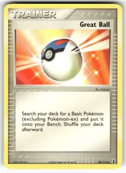 Great Ball FireRed & LeafGreen Uncommon Pokemon Moderately played - Image 1